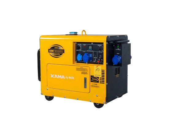 Генератор KAMA KDK7500SCA, дизель, 5.5kW, 6.9KVA, 230V, ATS, 14,5л (KDK7500SCA)