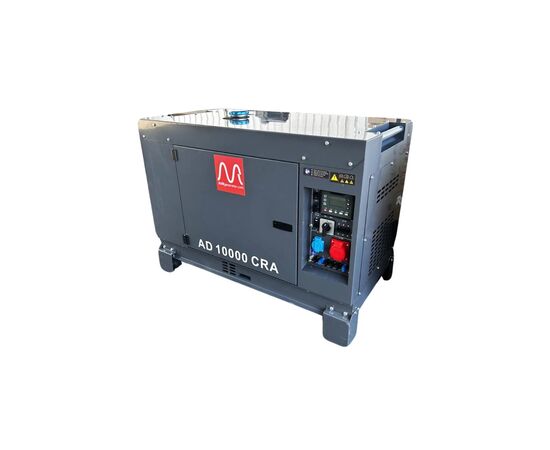 Генератор Metier AD10000CRA дизель, 1/3ф, 3ф-8,0kW, 1ф-7,2kW бак-25л, эл.старт (AD10000CRA)
