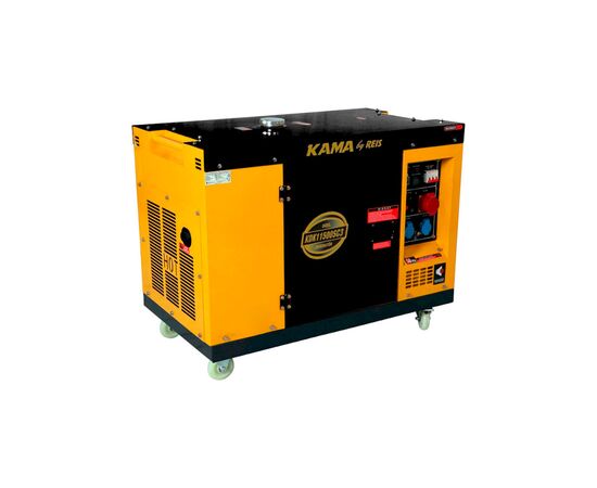 Генератор KAMA дизельний KDK11500SC3, 3-ф. 220/400V, 50Hz, 11kVA/8.8kW, 26 л, 2.4 л/год, стартер (KDK11500SC3)