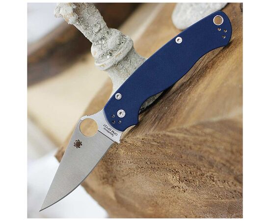 Ніж Spyderco Para Military 2 CPM SPY27 G-10 Blue (C81GPCBL2), зображення 6