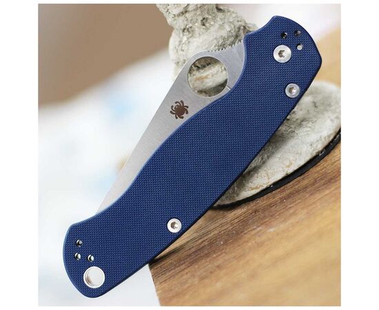 Ніж Spyderco Para Military 2 CPM SPY27 G-10 Blue (C81GPCBL2), зображення 7