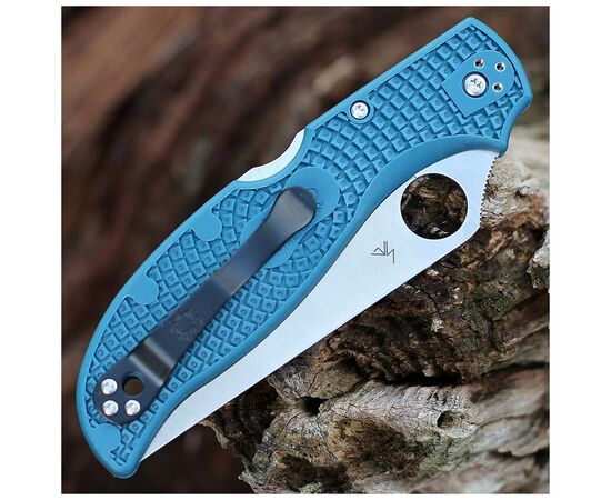 Ніж Spyderco Stretch 2 XL Lightweight K390 FRN Blue (C258FPK390), зображення 11