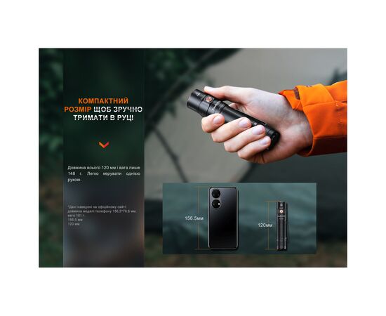 Фонарь Fenix E35R блакитний (E35Rblue), изображение 7