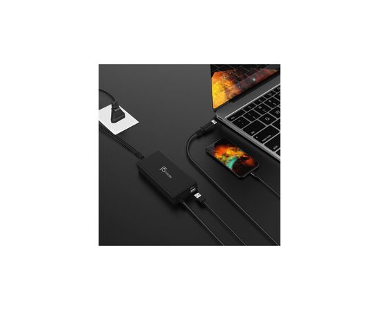 Блок питания к ноутбуку J5create USB-C/PD/90W, USB-A/10W (JUP2290C-EN), изображение 4