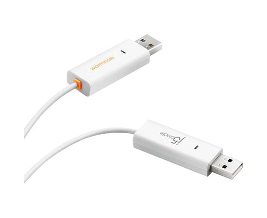 Дата кабель USB 2.0 AM/AM 1.8m Windows & Mac J5create (JUC400-N), зображення 4