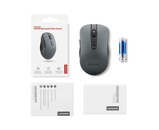 Мишка Lenovo WL310 Silent Bluetooth Grey (GY51Q65621), зображення 7