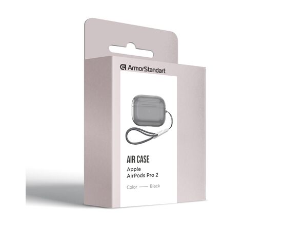 Чехол для наушников Armorstandart Air для Apple Airpods Pro 2 Black (ARM85334) (ARM85334), изображение 4