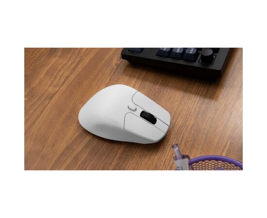 Мишка Keychron M6 Wireless/Bluetooth/USB White (M6-A3), зображення 5