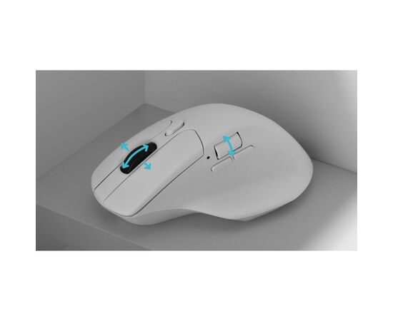 Мишка Keychron M6 Wireless/Bluetooth/USB White (M6-A3), зображення 6