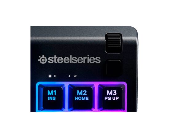 Клавиатура SteelSeries Apex 3 TKL UA USB Black (64831), изображение 10