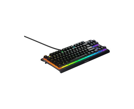 Клавиатура SteelSeries Apex 3 TKL UA USB Black (64831), изображение 6