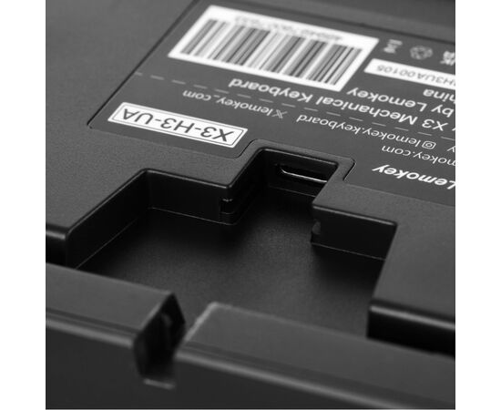 Клавіатура Lemokey Keychron X3 Brown RGB USB Black (X3-H3-UA), зображення 12
