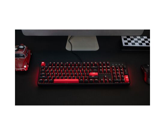 Клавіатура Lemokey Keychron X3 Red RGB USB Black (X3-H1-UA), зображення 5