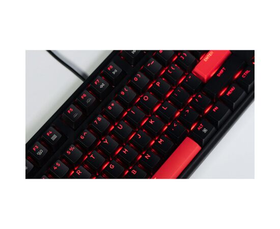 Клавіатура Lemokey Keychron X3 Red RGB USB Black (X3-H1-UA), зображення 6