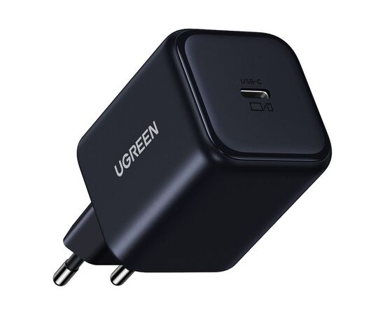 Зарядний пристрій UGREEN USB-C GaN 45W + cable USB-C to USB-C X524 black (65054), зображення 3