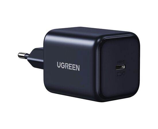 Зарядний пристрій UGREEN USB-C GaN 45W + cable USB-C to USB-C X524 black (65054), зображення 4