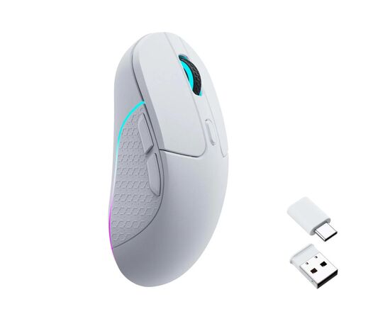 Мишка Keychron M3 Wireless/Bluetooth/USB White (M3-A3)