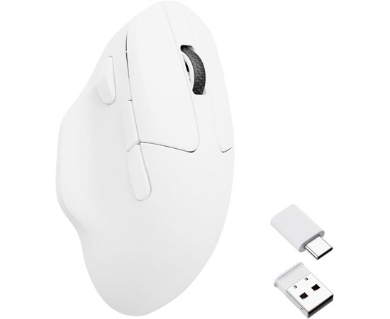 Мишка Keychron M7 Wireless/Bluetooth/USB White (M7-A3), зображення 7
