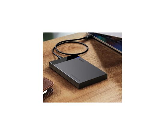 Карман внешний UGREEN USB 3.1 to 2.5" HDD/SSD US221 black (50743), изображение 4