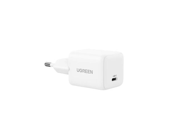 Зарядний пристрій UGREEN USB-C PD20W GaN X512 white (55554), зображення 3