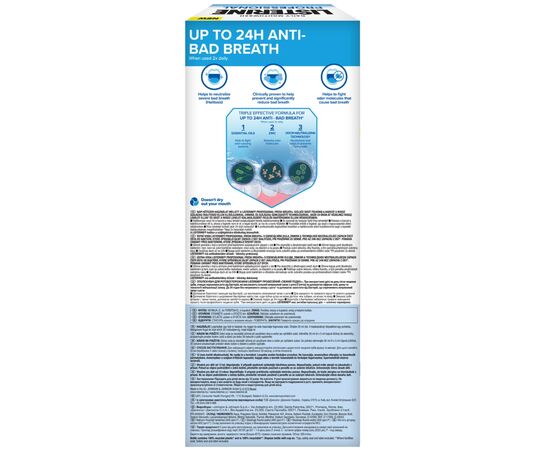 Ополаскиватель для полости рта Listerine Professional Свежее дыхание+ 500 мл (3574661860558), изображение 4