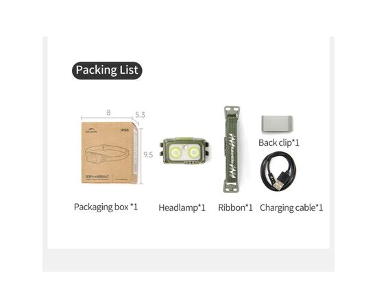 Фонарь Naturehike CNK2550ZM011 сірий (6977465869906), изображение 4