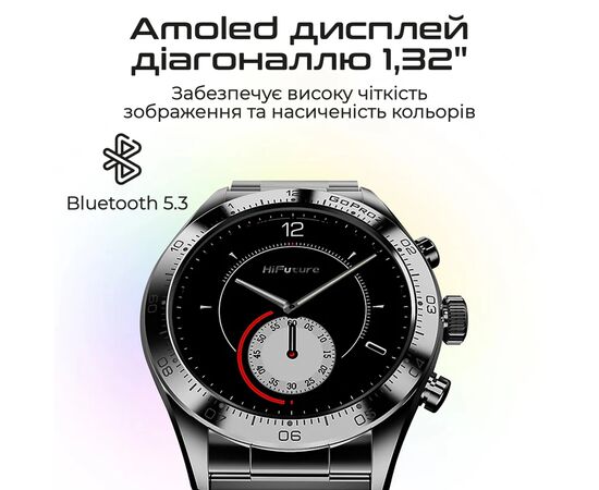 Смарт-годинник HiFuture gopro 2 silver (gopro2.silver), зображення 2