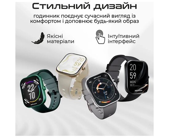 Смарт-годинник HiFuture lume dark green (lume.darkgreen), зображення 7