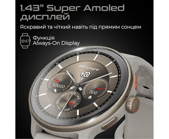 Смарт-годинник HiFuture vela darkgreen (vela.darkgreen), зображення 2