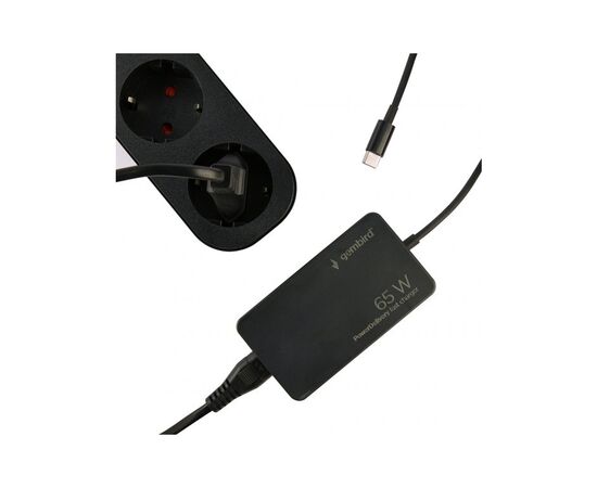 Блок питания сетевой Gembird TYPE-C/PD/65W, 28W QC/4.0/4.0+/28W (NPA-AC-PDQC65-01), изображение 3
