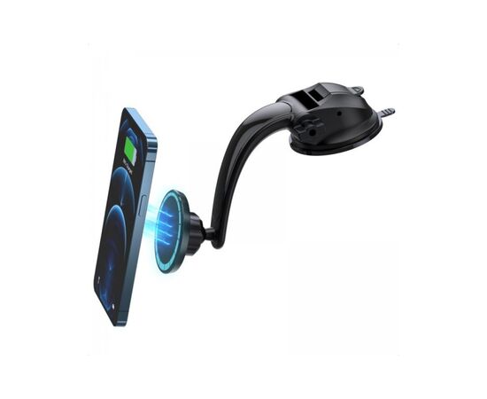 Универсальный автодержатель Choetech с магнитным креплением на стекло или торпеду (AT0005-BK), изображение 2