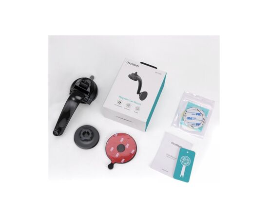 Универсальный автодержатель Choetech с магнитным креплением на стекло или торпеду (AT0005-BK), изображение 9