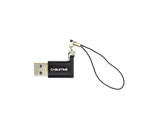 Переходник USB 3.0 AM to USB-C F Cabletime (CA913701), изображение 2