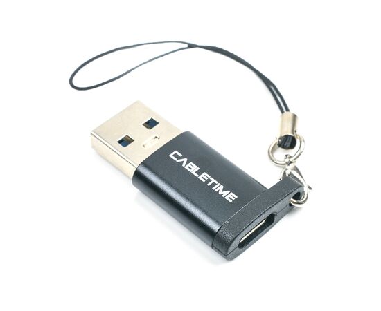 Переходник USB 3.0 AM to USB-C F Cabletime (CA913701)