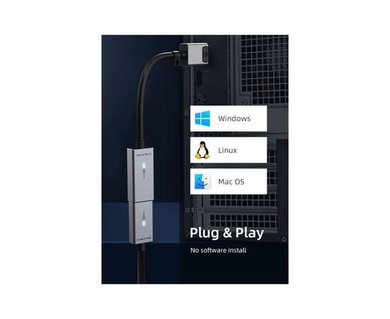 Переходник DisplayPort M to HDMI F 0.2m 4K60Hz Cabletime (CA915354), изображение 5