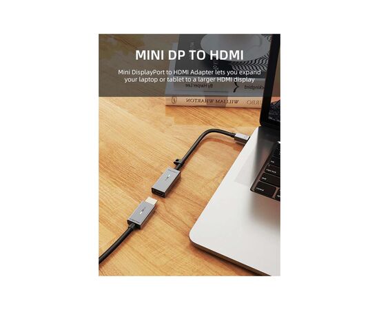 Переходник miniDisplayPort M to HDMI F 0.15m 4K60Hz Cabletime (CA915347), изображение 2