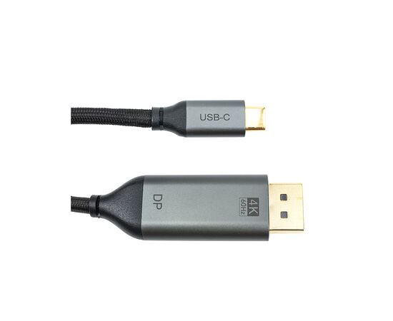 Кабель мультимедийный USB-C to DisplayPort M 1.8m V1.2 4K Cabletime (CA913305)