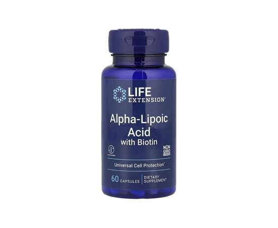 Витаминно-минеральный комплекс Life Extension Альфа-липоевая кислота с биотином, 250 мг, Alpha-Lipoic Acid with Bio (LEX-45706)