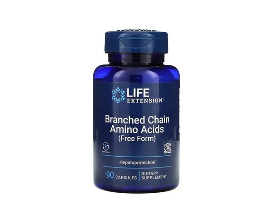 Витаминно-минеральный комплекс Life Extension Аминокислоты с разветвленной цепью, Branched Chain Amino Acids, 90 (LEX-12539)