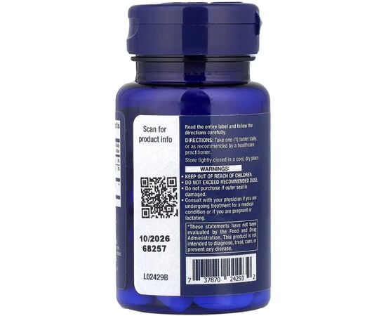 Витаминно-минеральный комплекс Life Extension Теанин от стресса, Theanine XR™ Stress Relief, 30 вегетарианских т (LEX-24293), изображение 3