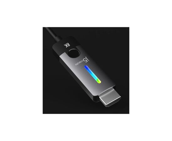 Кабель мультимедійний USB-C to HDMI M 1.8m 8K 60Hz LED RGB J5create (JCC157-N), зображення 3