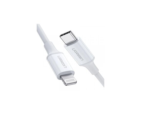 Дата кабель USB-C to Lightning 1.0m 3A US171 white UGREEN (10493), изображение 2