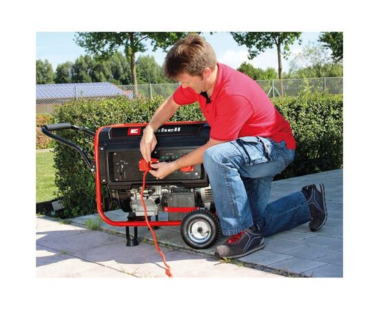 Генератор Einhell TC-PG 55/E5, 230V/380V (1/3 фазы), 3.6/5.5kW, электростарт, AVR, 83кг (4152562), изображение 2