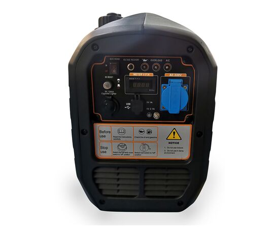 Генератор LIFAN інверторний LF2800I-2, 220V, 50Hz, IP23, 2.2-2,4KW, ручний пуск, 4л. (LF2800I-2), зображення 2