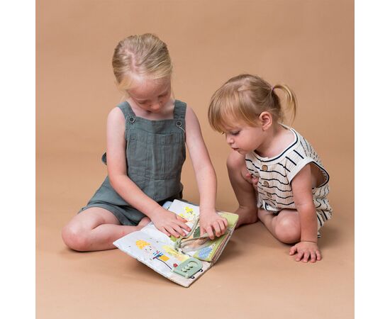 Розвиваюча іграшка Taf Toys Розвивальна книжка Бізібук зайченятка (13355), зображення 2