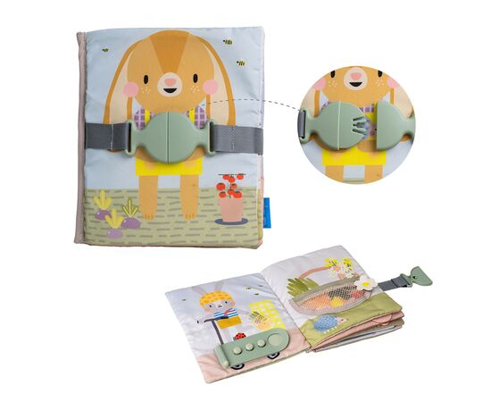 Розвиваюча іграшка Taf Toys Розвивальна книжка Бізібук зайченятка (13355), зображення 4