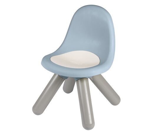 Детский стульчик Smoby со спинкой Life голубовато-серый (7600880121)