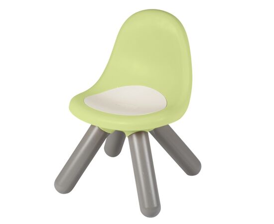 Детский стульчик Smoby со спинкой Life зелено-серый (7600880120)