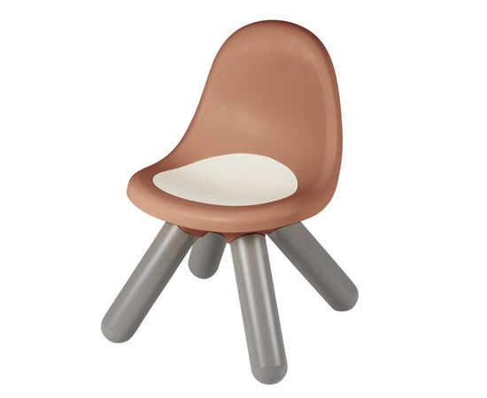 Детский стульчик Smoby со спинкой Life терракотово-серый (7600880122)