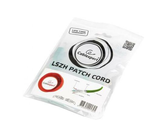 Патч-корд 0.5м S/FTP Cat 6A CU LSZH green Cablexpert (PP6A-LSZHCU-G-0.5M), зображення 3